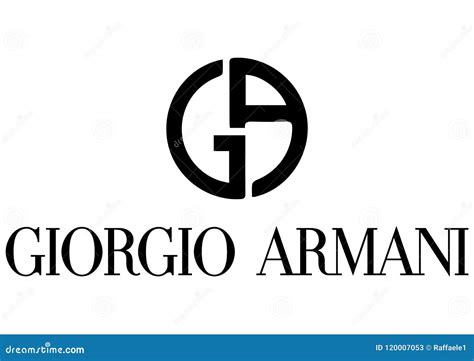 Giorgio Armani Logo Photo Stock éditorial Illustration Du Illustrateur