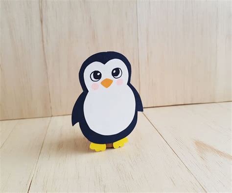 Free Penguin Papercraft Printable Mama Of Five