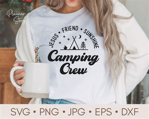 Camping Crew Svg Camping Friends Svg Camping Shirt Svg Camp Etsy