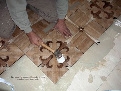 Plus, a multitude of tile design options ensure you'll get a look take special care in laying your first 10 to 12 tiles—these determine how well the joints on the rest of the floor line up. Parquet Flooring Installation