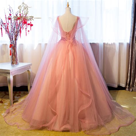 Luxury Appliqued Puffy Long Prom Dressprincess Ball Gown