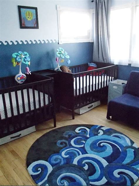 Bedbay ocean bedding set beach themed duvet cover set teal blue ocean sea life pattern coastal bedding sets queen for boys girls 1 duvet cover 2 pillowcases (beach, queen) 4.3 out of 5 stars. Pin by Nicole V on Kids-Nurseries | Nursery twins, Baby ...