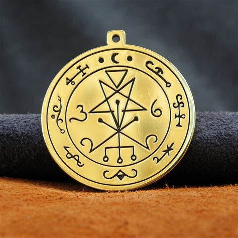 Seal Of Lilith Pendant Sigil Necklace Lemegeton Occult Etsy