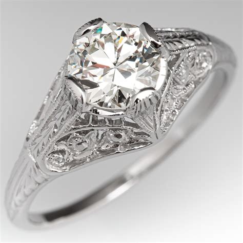 Round Filigree Engagement Ring Jewelry Designs 629