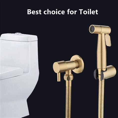 ⚡hl⚡stainless Steel Handheld Toilet Bidets Sprayer Shattaf Set With