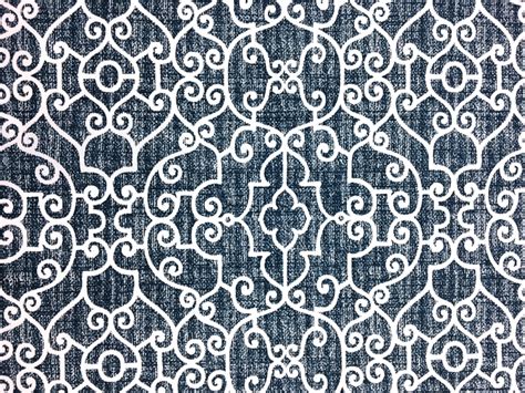 Outdoor Spun Polyester Canvas With Ornamental Print Bandj Fabrics