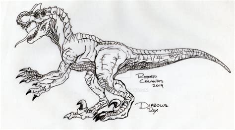 Diabolus Rex Jurassic World By Moldetoys On Deviantart