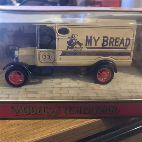 MATCHBOX YESTERYEAR Y Ford Model TT Van My Bread Collectable Truck Mint PicClick