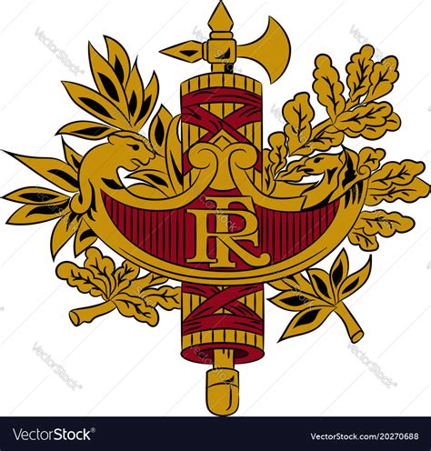 Coat Of Arms Of France Royalty Free Vector Image