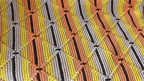 Multi Colored Mexican Style Afghan Blanket Crochet Pattern Instructions