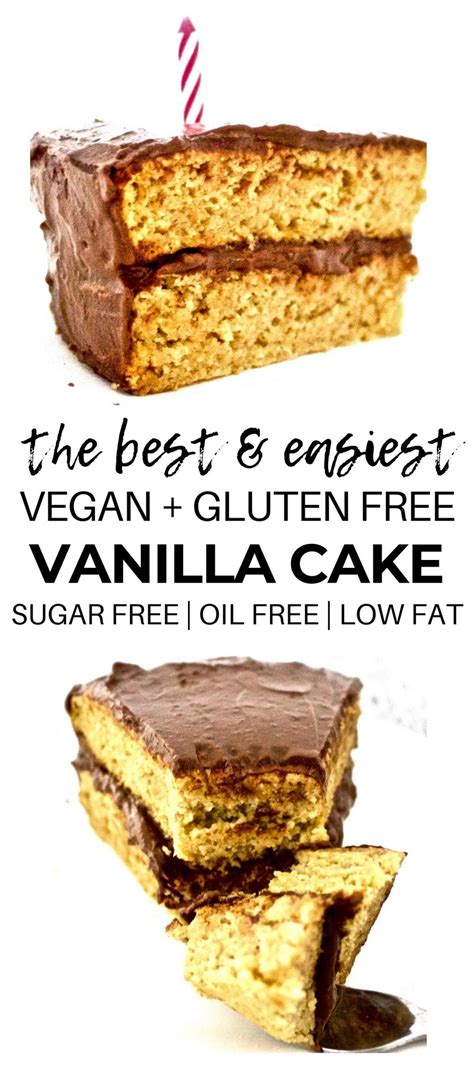 Easy, healthy, low calorie, points, mug, pineapple, pumpkin, applesauce, cake mix, 2 and 3 ingredients you've come to the right place! Vegan Vanilla Cake (Sugar-Free + Low-Calorie + Gluten-Free)