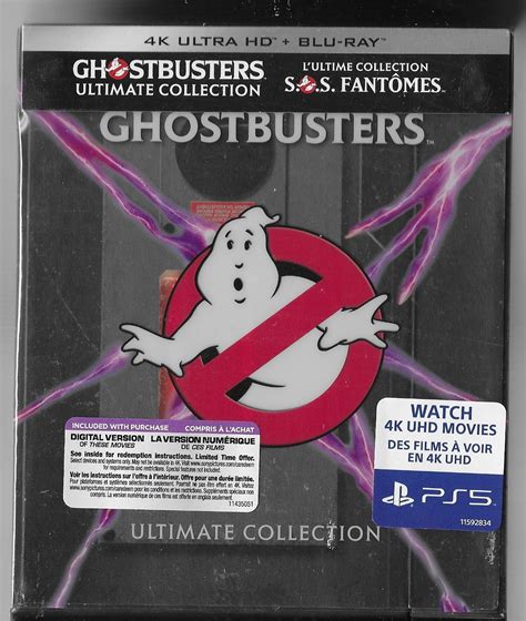Ghostbusters Ultimate Collection 4k Hd Blu Ray Brand New Box Set