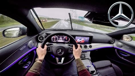 Mercedes Benz E Class 2017 POV Test Drive AMBIENT LIGHTING YouTube