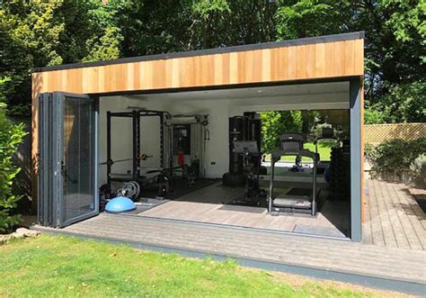 Garden Gym With Lots Of Glazing 2 Home Gym Design Gym Room At Home