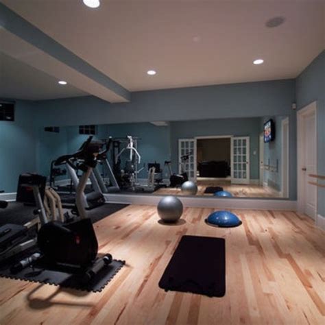 Clean home gym equipped with the prx profile rack and profile storage! 58 Well Equipped Home Gym Design Ideas - DigsDigs