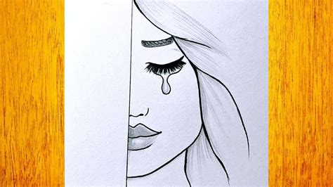 Como Dibujar Una Chica Triste Aprende A Dibujar Paso A Paso Tutoriales De Dibujo A Lápiz Youtube