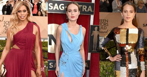 Sag Awards 2016 Best Dressed Celebrities On The Red Carpet