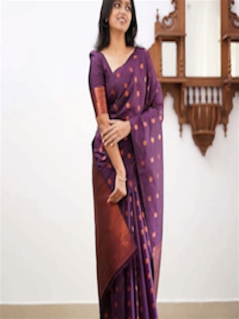 Buy Sidhidata Embellished Zari Silk Blend Designer Banarasi Saree Sarees For Women 26678796