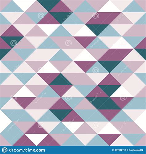 Vector Modern Seamless Colorful Geometry Triangle Pattern Color