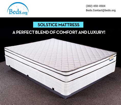 Eden queen mattress and split foundation. Solstice Mattress - A Perfect blend of Comfort and Luxury ...