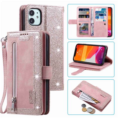 Dteck Case For Iphone 11 61 Inch 2019 Luxury Pu Leather 9 Card Holder