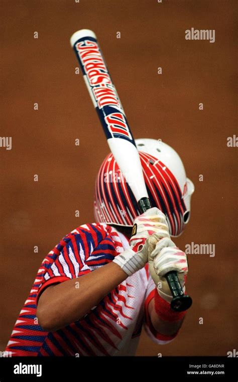 Sydney 2000 Olympic Games Womens Softball Final Batting Stock