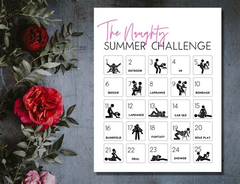 sexy advent calendar for couples summer sex challenge etsy