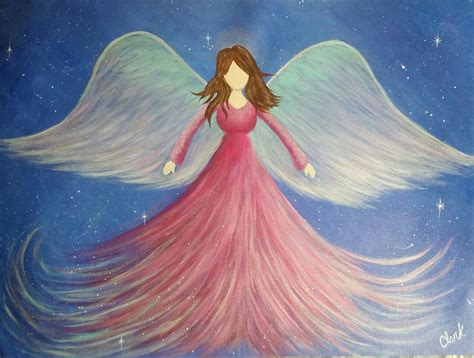 Angel Angela Anderson Tutorial On Youtube Angel Painting Angel Art