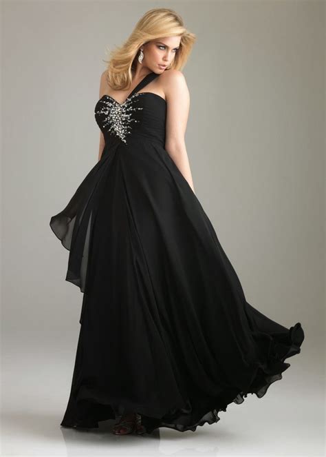 Long Black Prom Dresses Plus Size ~ Applique Zibbet Luulla Morebeauty