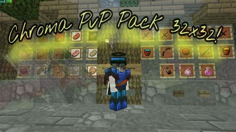 Chroma Pvp Texture Pack 32x Mcpe Pvp Pack Youtube