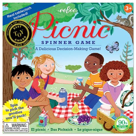 Eeboo The Picnic Spinner Board Game For Kids Ebay