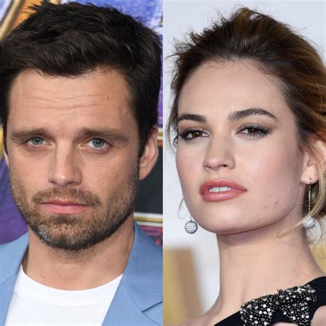 First Look At Sebastian Stan Lily James As Tommy Lee Pamela Anderson