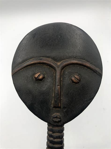 Vintage African Akuaba Fertility Figure Tribal Wood Sculpture Etsy