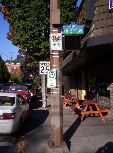 State of oregon, and the seat of multnomah county.it is a major port in the willamette valley region of the pacific northwest, at the confluence of the willamette and columbia rivers in northwestern oregon. Street Sign Topper, Alphabet Historic District, Portland ...
