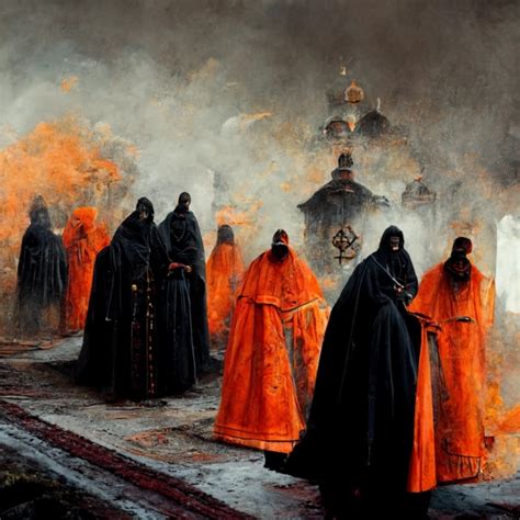 Orthodox Schema Monks Styled Priest In A Fantasy World Midjourney