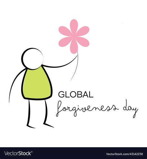 Global Forgiveness Day Royalty Free Vector Image