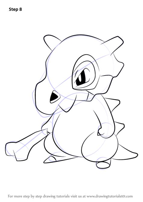 Hellokids members love this marowak pokemon coloring page. Learn How to Draw Cubone from Pokemon (Pokemon) Step by ...