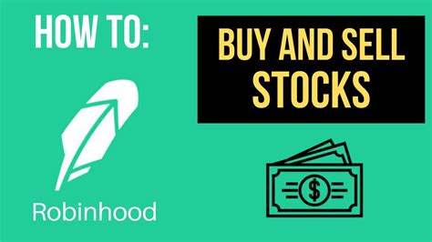 How To Buy And Sell Stocks On Robinhood (Beginners Tutorial) - YouTube