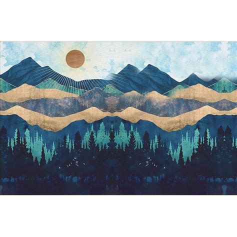 Home Artwork Decoration Abstract Mountain Nature Scenery Wall Art Poster