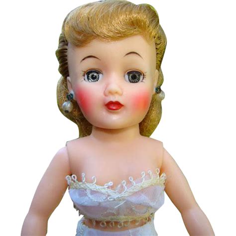 1950s Ideal Little Miss Revlon Vinyl Fashion Doll High Color Box