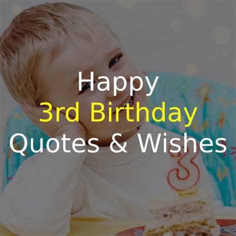 30 Inspiring Happy 3rd Birthday Quotes And Wishes Of 2021