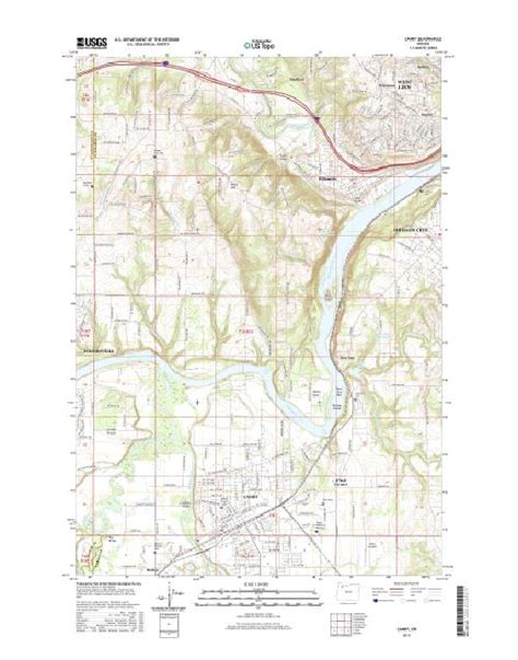 Mytopo Canby Oregon Usgs Quad Topo Map