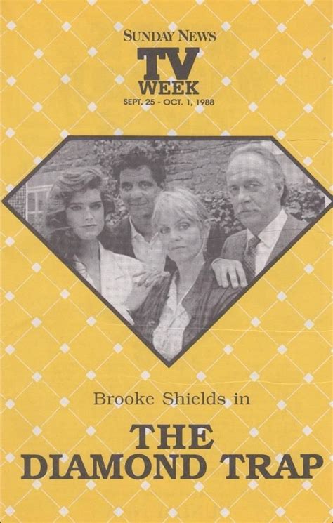 Brooke Shields Covers Sunday News Tv Week United States October 1