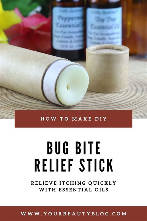 How To Make A Bug Bite Relief Stick With Essential Oils This Homemade