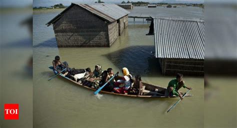 Assam Floods Toll Climbs To 34 11 Lakh Affected India News Times