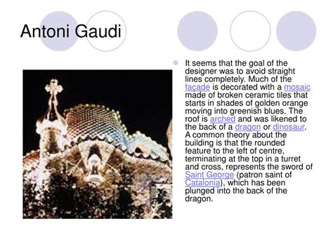 Ppt Antoni Gaudi Powerpoint Presentation Free Download Id5840952