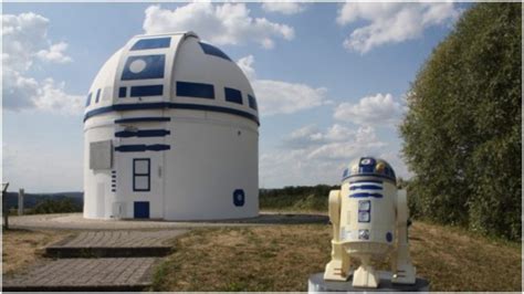 Superfan Professor Transforms Observatory Into Giant R2 D2 The