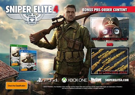Sniper Elite 4 Xbox One On Sale Now At Mighty Ape Nz