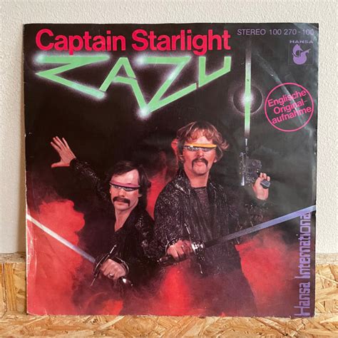 Zazu ‎ Captain Starlight 7 Red Light Records