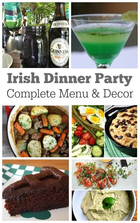 Irish food and drink are some of the best things about the christmas season! Irish Dinner Party Menu | Irish, Irish stew and Chocolate ...
